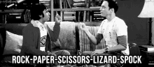 Rock Paper GIF - B Ig Bang Theory Raj Koothrappali Sheldon Cooper GIFs