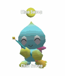 chao chao garden cleaning sweep chao sweep