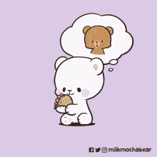 Milk And Mocha Thinking About You GIF - Milk And Mocha Thinking About You Thinking Of You GIFs