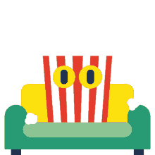 film popcorn snack couch cozy