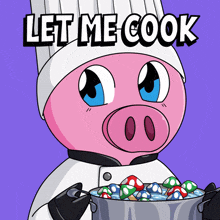 Let Me Cook Meme Pig GIF