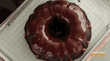 Chocolate Bundt Cake GIF