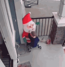 Kid Beating Santa GIF - Kid Beating Santa GIFs