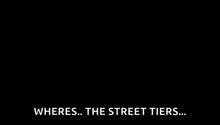 a cartoon character is standing in the rain and says `` wheres the street tiers '' .