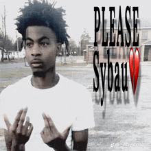 a picture of a man with the words please sybau