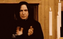Applause Snape GIF - Applause Snape GIFs