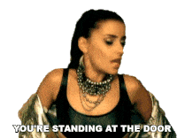 Youre Standing At The Door Nelly Furtado Sticker - Youre Standing At The Door Nelly Furtado Do It Song Stickers