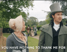 Sanditon Heybourne GIF - Sanditon Heybourne You Have Nothing To Thank Me For GIFs