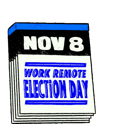 Vote Worker Sticker - Vote Worker Wfh Stickers