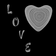 Love Heart GIF - Love Heart Black And White Heart GIFs