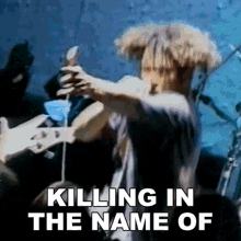 Killing In The Name Of Zack De La Rocha GIF - Killing In The Name Of Zack De La Rocha Rage Against The Machine GIFs