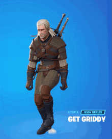Geralt Fortnite GIF - Geralt Fortnite Griddy GIFs