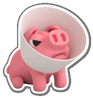 Rosa Pig Sticker - Rosa Pig Angry Stickers