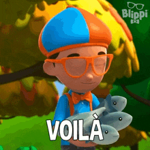 Voilà Blippi GIF - Voilà Blippi Blippi Wonders Educational Cartoons For Kids GIFs