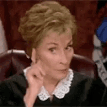 finger shake judge judy you point