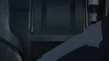 two anime characters are looking at each other with one having a scratch on his face