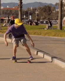 Skateboard Grind GIF