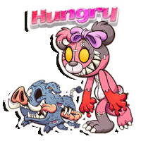 Hungry Patrickundalex Sticker - Hungry Patrickundalex Hunger Stickers