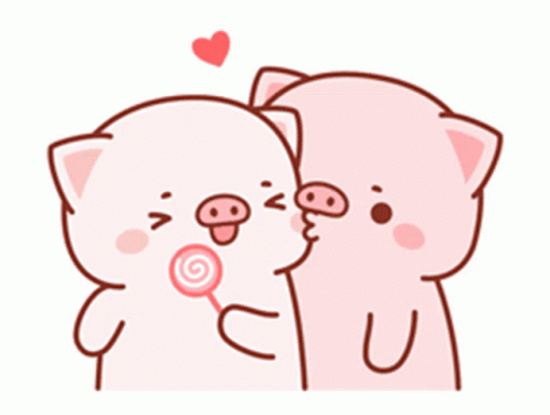 Pig Cute GIF - Pig Cute Couple - Discover & Share GIFs