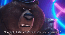 sing movie bear angry suspicious