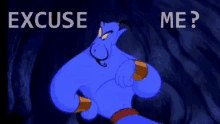 Excuse Me Genie GIF - Excuse Me Genie Aladdin GIFs