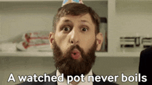 Aunty Donna Watched Pot GIF - Aunty Donna Watched Pot Never Boils GIFs