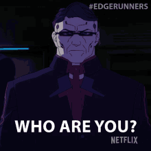Who Are You Tanaka GIF - Who Are You Tanaka Cyberpunk Edgerunners GIFs