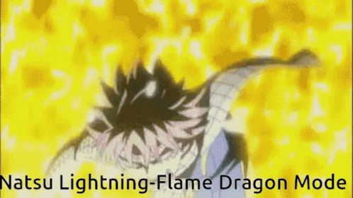 Natsu Unlock GIF - Natsu Unlock Lightning Flame Dragon Mode - Discover &  Share GIFs