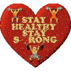 Stay Healthy Stay Strong Sticker - Stay Healthy Stay Strong Stickers
