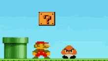 Super Mario Mario GIF - Super Mario Mario Goomba GIFs