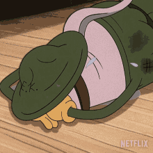 Crying Elder Kettle GIF - Crying Elder Kettle The Cuphead Show GIFs