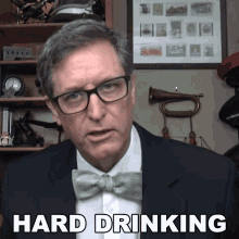 Hard Drinking Lance Geiger GIF - Hard Drinking Lance Geiger The History Guy GIFs