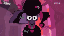 a cartoon of a poodle with a skull on its head and the words neue folge on the bottom right