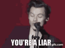 Harry Styles Liar GIF - Harry Styles Liar Lying GIFs