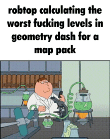 Robtop Geometry Dash GIF - Robtop Geometry Dash Family Guy GIFs