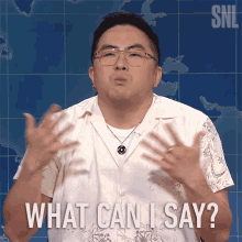 What Can I Say Bowen Yang GIF - What Can I Say Bowen Yang Saturday Night Live GIFs