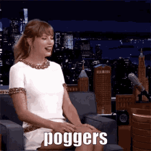 Taylor Swift Poggers Poggers GIF - Taylor Swift Poggers Poggers Taylor Swift GIFs