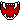 a pixel art illustration of a red heart with wings and a cross .