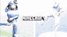 a picture of a minecraft character and another picture of a minecraft character