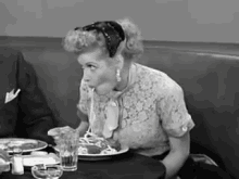 Too Much On My Plate GIF - I Love Lucy Eat Food GIFs