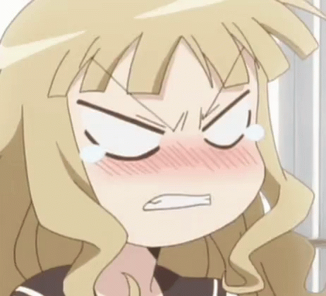 anime girl angry gif