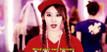 Jiyeon Tara GIF - Jiyeon Tara Mind Your Business GIFs
