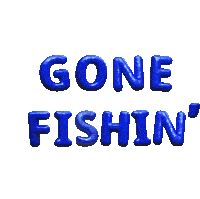 Fish Fishing Sticker - Fish Fishing Gone Fishing Stickers