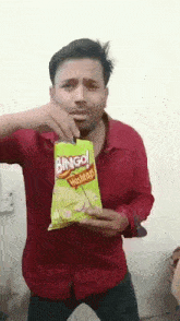 eating chips
