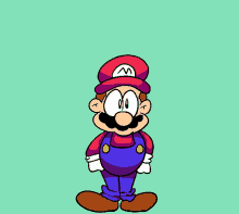 Super Mario Mario GIF - Super Mario Mario Excited GIFs