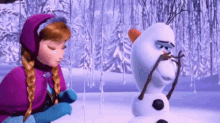 It'S Like A Baby Unicorn! - Frozen GIF - Frozen Joshgadd Olaf GIFs