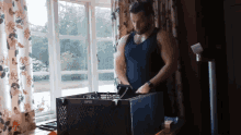 Genry Handsome GIF - Genry Handsome Fixing GIFs