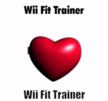 a wii fit trainer button with a picture of a pokemon on it