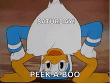 Donald Duck Peek A Boo GIF - Donald Duck Peek A Boo Disney GIFs