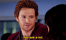 Chicago Med Will Halstead GIF - Chicago Med Will Halstead You Ask A Lot GIFs
